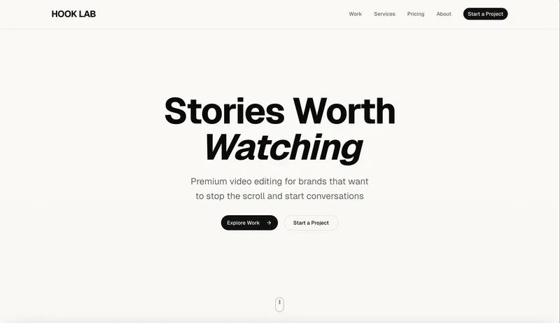 Hook Lab — Agency Site