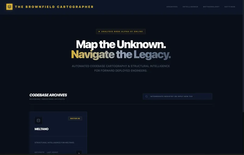 Legacy Code Cartographer